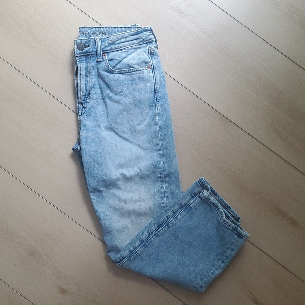 American Eagle Outfitters Light Blue Straight Jeans